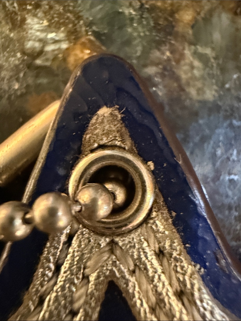 Coach Navy Star Leather Bag Charm with Silver Accents - Picture 11 of 13